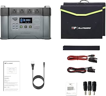 Amazon.com : ALLPOWERS S2000 1500Wh Solar Generator with Panels